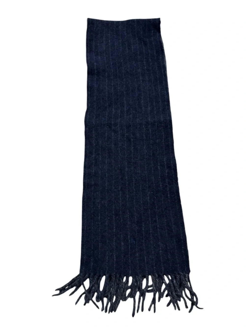 Men’s Polo Ralph Lauren Wool Blend Navy‎ Blue and Grey Scarf
